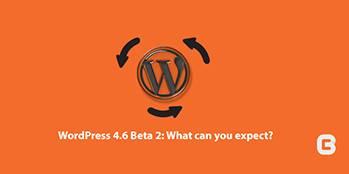 WordPress 4.6 Beta 2: what can you expect?
